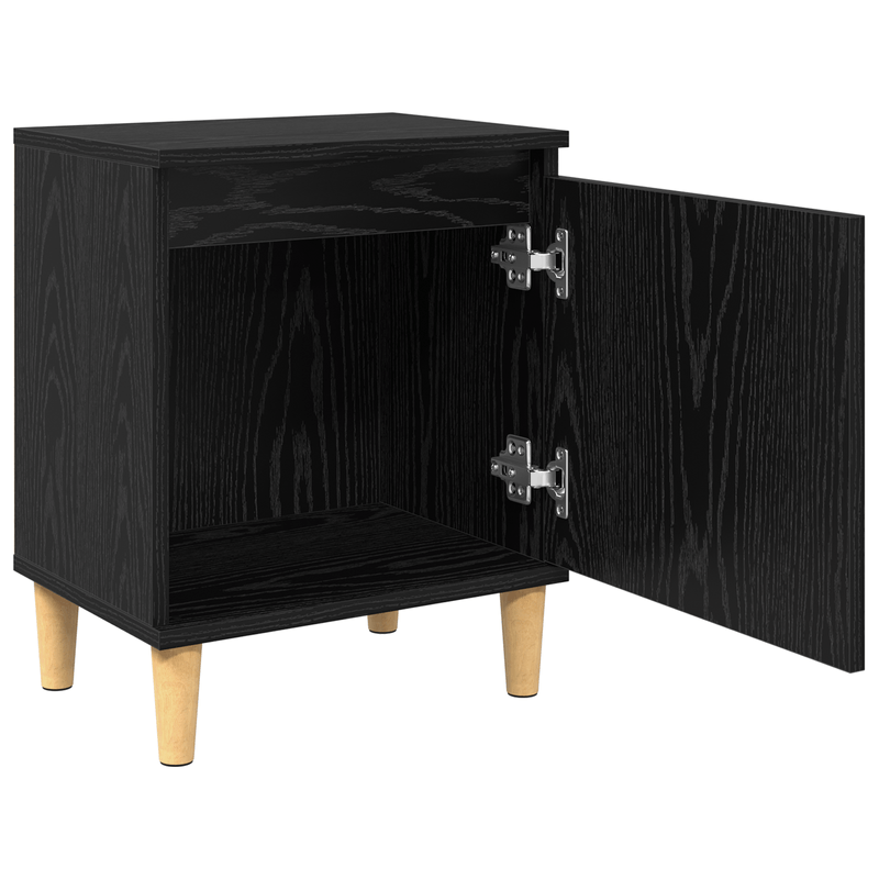 Casa si Gradina - Mobilier - Comode si corpuri - Noptiere - Noptiera din Stejar Negru Stejar Negru Lemn 40 x 30 x 50 cm - Infinity.ro
