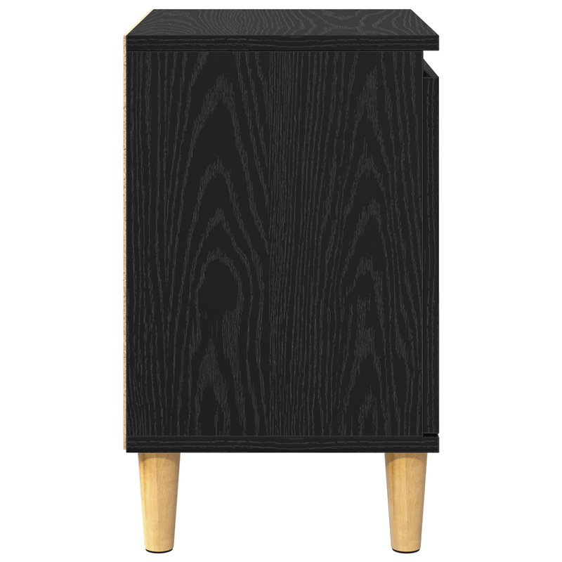 Casa si Gradina - Mobilier - Comode si corpuri - Noptiere - Noptiera din Stejar Negru Stejar Negru Lemn 40 x 30 x 50 cm - Infinity.ro