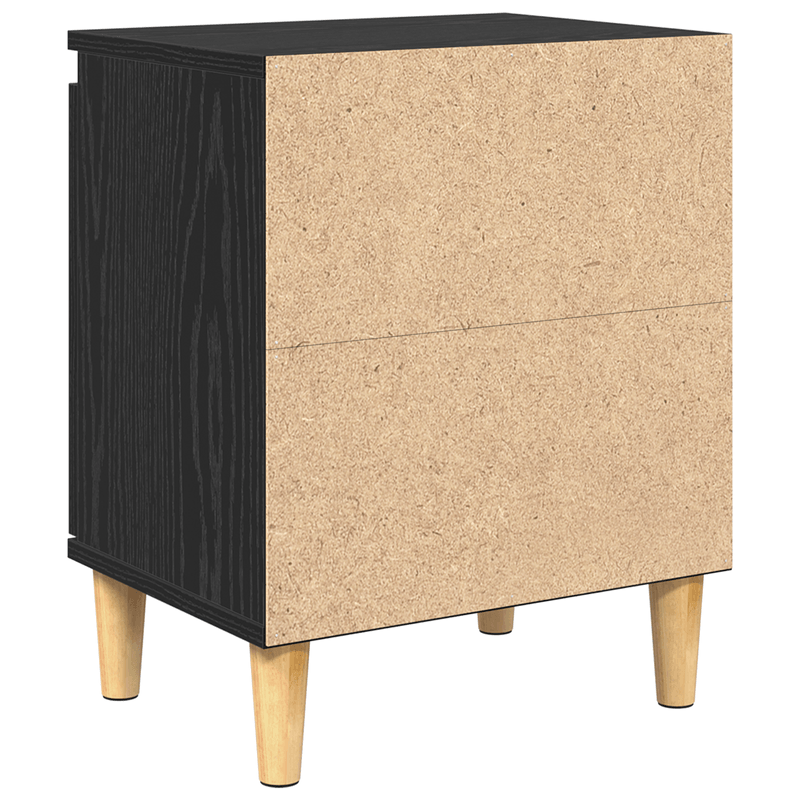 Casa si Gradina - Mobilier - Comode si corpuri - Noptiere - Noptiera din Stejar Negru Stejar Negru Lemn 40 x 30 x 50 cm - Infinity.ro