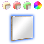 Casa si Gradina - Mobilier - Mobilier baie - Oglinzi baie - Oglinda LED de Baie Stejar 40x8.5x37 cm - Infinity.ro