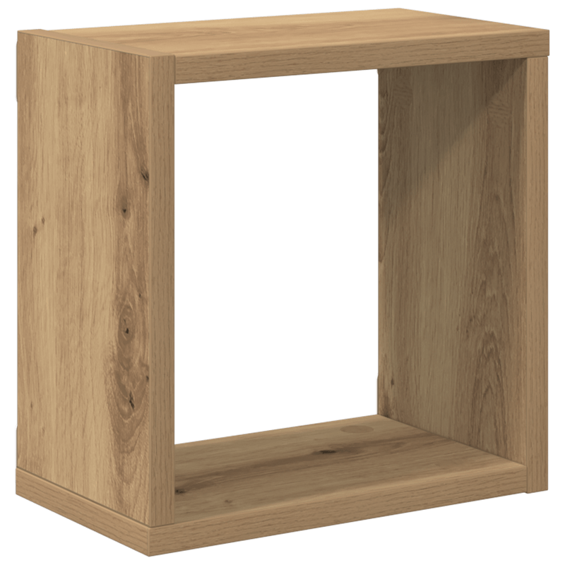 Casa si Gradina - Mobilier - Biblioteci si rafturi - Rafturi - Set de 4 Rafturi Montate pe Perete Stejar Artizanal MDF cu Furnir - Infinity.ro