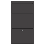 Casa si Gradina - Constructii - Depozitare, transport si protectie - Cutii postale - Cutie postala neagra 44x22x82 cm din otel - Infinity.ro