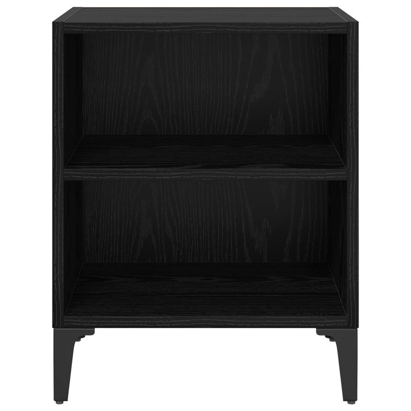 Casa si Gradina - Mobilier - Comode si corpuri - Noptiere - Noptiera Stejar negru 40x30x50 cm Lemn ingineresc - Infinity.ro