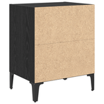 Casa si Gradina - Mobilier - Comode si corpuri - Noptiere - Noptiera Stejar negru 40x30x50 cm Lemn ingineresc - Infinity.ro