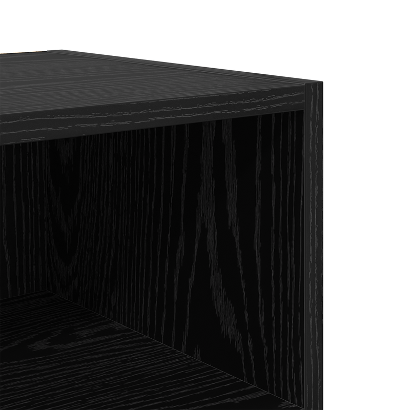 Casa si Gradina - Mobilier - Comode si corpuri - Noptiere - Noptiera Stejar negru 40x30x50 cm Lemn ingineresc - Infinity.ro
