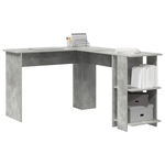 Casa si Gradina - Mobilier - Mese si birouri - Birouri - Birou Modern din Beton Gri in Colt Gri beton Placi aglomerate Medie - Infinity.ro