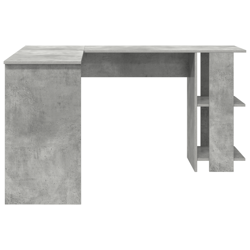 Casa si Gradina - Mobilier - Mese si birouri - Birouri - Birou Modern din Beton Gri in Colt Gri beton Placi aglomerate Medie - Infinity.ro