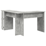 Casa si Gradina - Mobilier - Mese si birouri - Birouri - Birou Modern din Beton Gri in Colt Gri beton Placi aglomerate Medie - Infinity.ro