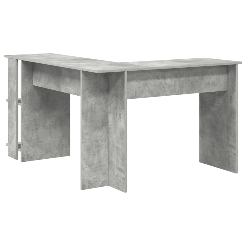 Casa si Gradina - Mobilier - Mese si birouri - Birouri - Birou Modern din Beton Gri in Colt Gri beton Placi aglomerate Medie - Infinity.ro