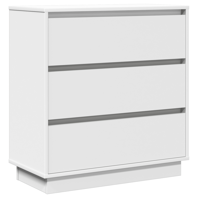 Casa si Gradina - Mobilier - Comode si corpuri - Noptiere - Noptiera cu LED, alb, 71x34,5x75 cm, lemn prelucrat - Infinity.ro