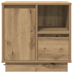 Casa si Gradina - Mobilier - Comode si corpuri - Noptiere - Noptiera cu LED 2 buc Artisan Stejar 50x34,5x50 cm - Infinity.ro