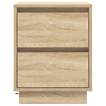 Casa si Gradina - Mobilier - Comode si corpuri - Noptiere - Noptierile cu LED 2 pcs Sonoma Oak 39x34.5x50 cm - Infinity.ro