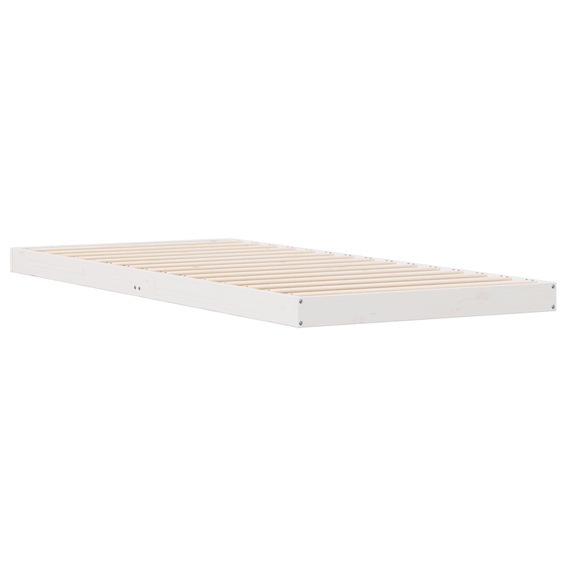Casa si Gradina - Mobilier - Paturi si accesorii - Paturi - Cadru de pat de podea, 90x220 cm, lemn masiv de pin - Infinity.ro