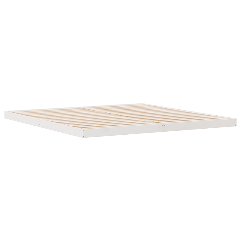 Casa si Gradina - Mobilier - Paturi si accesorii - Paturi - Cadru de pat de podea, 200x210 cm, lemn masiv de pin - Infinity.ro