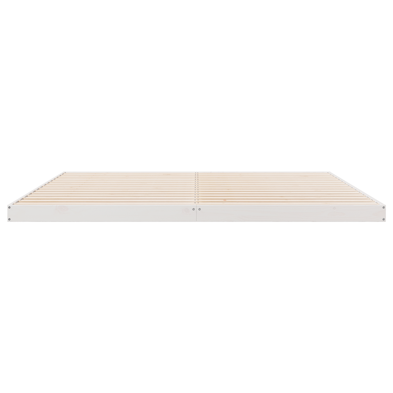 Casa si Gradina - Mobilier - Paturi si accesorii - Paturi - Cadru de pat de podea, 200x210 cm, lemn masiv de pin - Infinity.ro