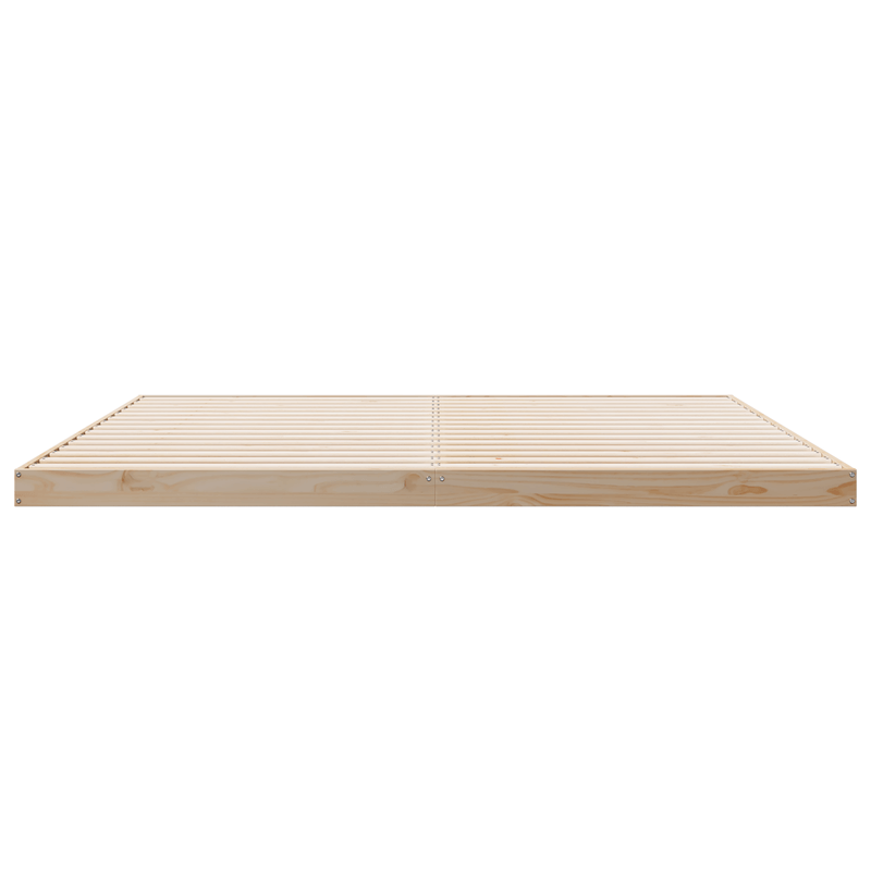 Casa si Gradina - Mobilier - Paturi si accesorii - Paturi - Cadru de Pat  Lemn Natural Lemn Masiv de Pin 180 x 220 cm Durabil - Infinity.ro