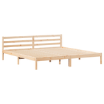 Casa si Gradina - Mobilier - Paturi si accesorii - Paturi - Cadru de pat cu tablie, 200x220 cm, lemn masiv de pin - Infinity.ro