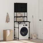 Electronice si Electrocasnice - Masini de spalat vase - Accesorii masini de spalat vase - Dulap pentru masina de spalat Stejar Negru 68x48.5x194 cm - Infinity.ro