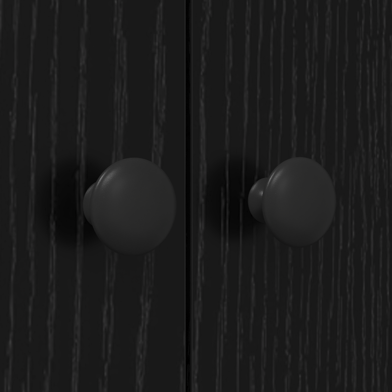 Electronice si Electrocasnice - Masini de spalat vase - Accesorii masini de spalat vase - Dulap pentru masina de spalat Stejar Negru 68x48.5x194 cm - Infinity.ro