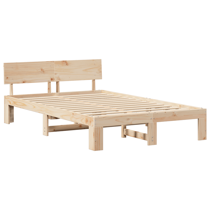 Casa si Gradina - Mobilier - Paturi si accesorii - Paturi - Cadru de pat 120x190 cm din lemn masiv de pin - Infinity.ro