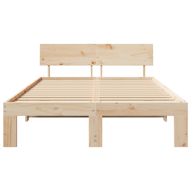 Casa si Gradina - Mobilier - Paturi si accesorii - Paturi - Cadru de pat 120x190 cm din lemn masiv de pin - Infinity.ro