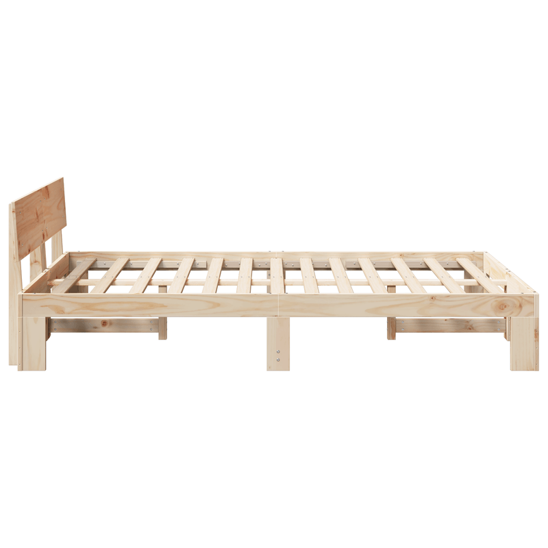 Casa si Gradina - Mobilier - Paturi si accesorii - Paturi - Cadru de pat 120x190 cm din lemn masiv de pin - Infinity.ro