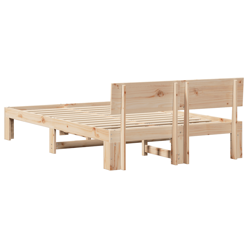 Casa si Gradina - Mobilier - Paturi si accesorii - Paturi - Cadru de pat 120x190 cm din lemn masiv de pin - Infinity.ro