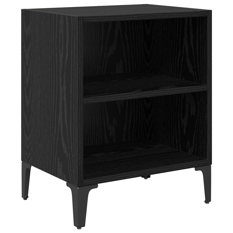 Casa si Gradina - Mobilier - Comode si corpuri - Noptiere - Noptiere 2 piese Stejar Negru 40x30x50 cm Lemn Ingineresc - Infinity.ro