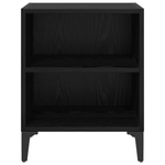 Casa si Gradina - Mobilier - Comode si corpuri - Noptiere - Noptiere 2 piese Stejar Negru 40x30x50 cm Lemn Ingineresc - Infinity.ro