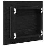 Casa si Gradina - Mobilier - Mobilier baie - Oglinzi baie - Oglinda LED pentru baie Stejar negru 40x8.5x37 cm Lemn prelucrat - Infinity.ro