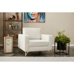 Casa si Gradina - Mobilier - Scaune si fotolii - Fotolii - Fotoliu, Atelier Del Sofa, lemn fag, crem auriu, 90x83x91 cm - Infinity.ro