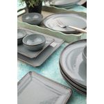 Casa si Gradina - Bucatarie si vesela - Vesela si tacamuri - Servicii de masa - Set mic dejun, Hermia, portelan, antracit, 14 piese - Infinity.ro