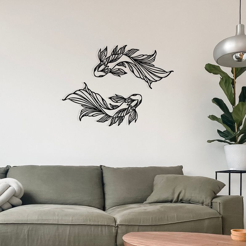 Casa si Gradina - Decoratiuni - Decoratiuni perete - Accesoriu decorativ de perete, Wallxpert, metal, negru, 65x94 cm - Infinity.ro