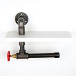 Casa si Gradina - Sanitare - Suporturi si accesorii baie - Suporturi baie - Suport hartie igienica, Hanah Home, mdf, alb, 30x14x22 cm - Infinity.ro