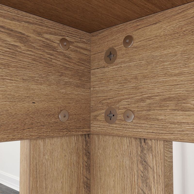 Casa si Gradina - Mobilier - Mese si birouri - Mese bucatarie si dining - Masa dining, Hanah Home, PAL melaminat, stejar, 90x90x78 cm - Infinity.ro