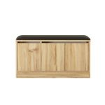 Casa si Gradina - Mobilier - Dulapuri si sifoniere - Dulapuri pantofi - Dulap pantofi, Hanah Home, pal melaminat, stejar, 89.6x45.8x35.5 cm - Infinity.ro