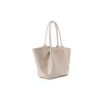 Fashion, accesorii si bijuterii - Femei - Accesorii femei - Genti si rucsacuri femei - Geanta tote, Lucky Bees, piele polivinilica, crem, 28x10x17 cm - Infinity.ro