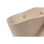 Fashion, accesorii si bijuterii - Femei - Accesorii femei - Genti si rucsacuri femei - Geanta tote, Lucky Bees, piele polivinilica, crem, 28x10x17 cm - Infinity.ro