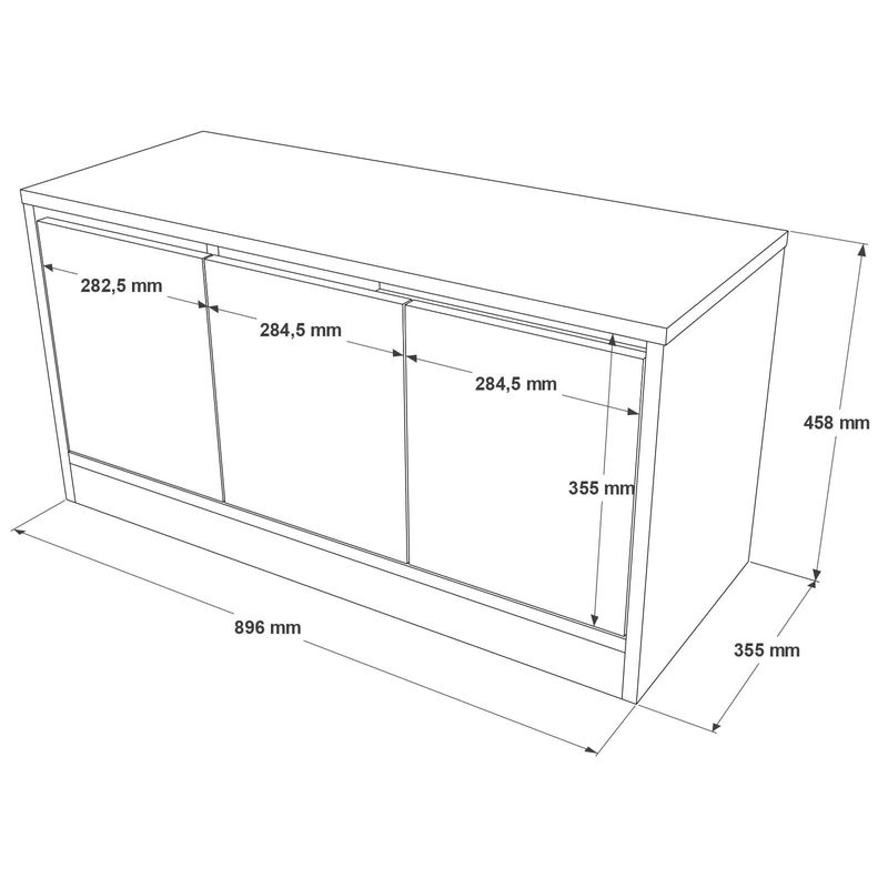 Casa si Gradina - Mobilier - Dulapuri si sifoniere - Dulapuri pantofi - Dulap pantofi, Hanah Home, pal melaminat, stejar, 89.6x45.8x35.5 cm - Infinity.ro