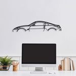 Casa si Gradina - Decoratiuni - Decoratiuni perete - Accesoriu decorativ de perete, Wallxpert, metal, negru, 70x15 cm, 891TNL2357 - Infinity.ro