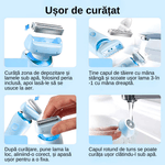 Ingrijire personala si Cosmetice - Aparate & accesorii ingrijire personala - Aparate de ras si tuns - Aparate de ras electrice - Aparat de ras electric 2 in 1, 2 capete interschimbabile, rezistent la apa IPX7, capacitate baterie 800mAh - Infinity.ro