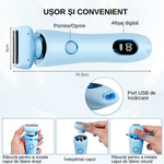 Ingrijire personala si Cosmetice - Aparate & accesorii ingrijire personala - Aparate de ras si tuns - Aparate de ras electrice - Aparat de ras electric 2 in 1, 2 capete interschimbabile, rezistent la apa IPX7, capacitate baterie 800mAh - Infinity.ro