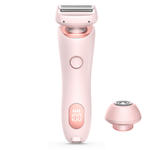 Ingrijire personala si Cosmetice - Aparate & accesorii ingrijire personala - Aparate de ras si tuns - Aparate de ras electrice - Aparat de ras electric 2 in 1 pentru femei, rezistent la apa IPX7, ecran LCD, capacitate baterie 800mAh, Roz - Infinity.ro