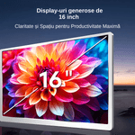 PC, gaming si accesorii - Desktop PC & monitoare - Monitoare - Extensie 3 ecrane pentru laptop, 3*16 inch, full HD, IPS, sRGB 100%, 1920*1200, USB Type-C/USB Type A - Infinity.ro