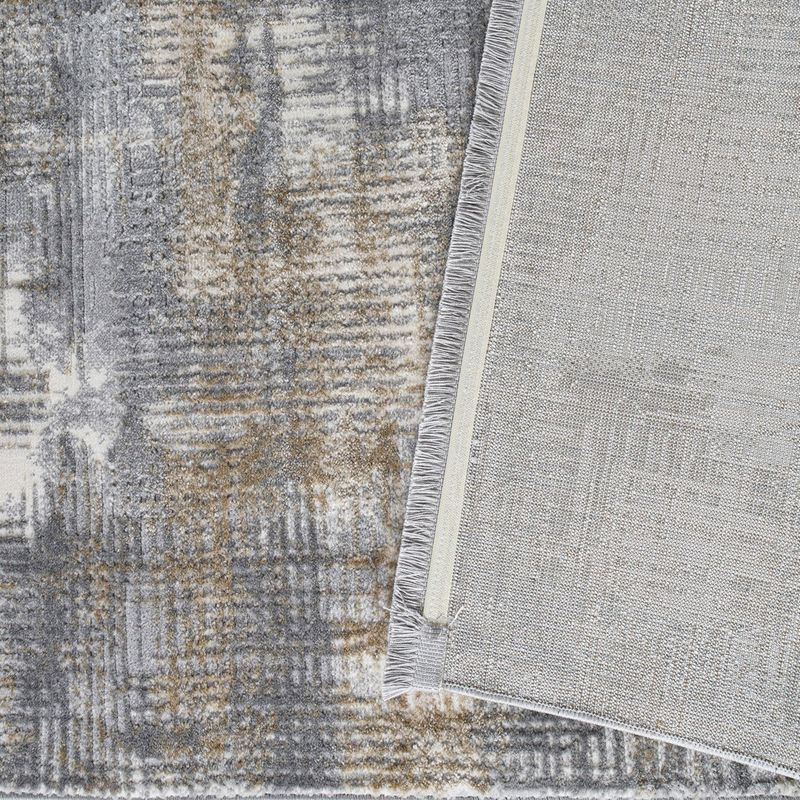 Casa si Gradina - Textile si covoare - Covoare - Covoare casa - Covor hol, Conceptum Hypnose, polipropilena si poliester, gri bej crem, 100x200 cm - Infinity.ro