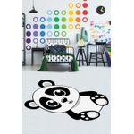 Casa si Gradina - Textile si covoare - Covoare - Covoare copii - Covor copii, Conceptum Hypnose, multicolor, 80x50 cm, 100% poliester, antiderapant, 477HFT2253 - Infinity.ro