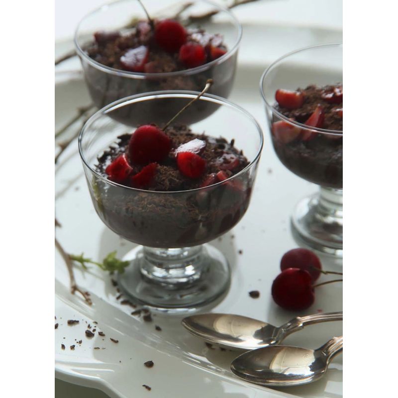 Casa si Gradina - Bucatarie si vesela - Vesela si tacamuri - Vesela desert - Set pahare desert, Hermia, sticla, transparent, 285 ml, 6 piese - Infinity.ro