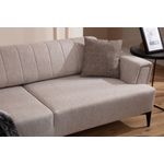 Casa si Gradina - Mobilier - Canapele si coltare - Canapele - Canapea 2 locuri, Atelier Del Sofa, lemn fag si pal, bej, 180x95x77 cm - Infinity.ro