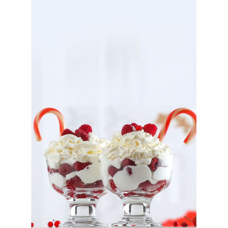 Casa si Gradina - Bucatarie si vesela - Vesela si tacamuri - Vesela desert - Set pahare desert, Hermia, sticla, transparent, 285 ml, 6 piese - Infinity.ro