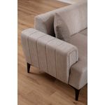 Casa si Gradina - Mobilier - Canapele si coltare - Canapele - Canapea 2 locuri, Atelier Del Sofa, lemn fag si pal, bej, 180x95x77 cm - Infinity.ro